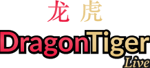 This image shows the Dragon Tiger Live game logo with bold red and gold lettering and Chinese characters above, representing the live casino Dragon Tiger card game, alongside the keyword MD88.
