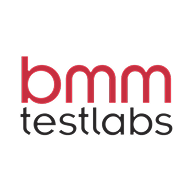 This image shows the BMM Testlabs logo in red and black on a white background, representing the gaming testing, certification, and compliance company, alongside the keyword MD88.